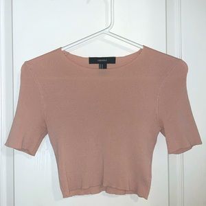 Forever 21 Blush Pink Crop Top